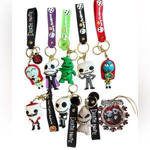 Nightmare Before Christmas Key Ring Bag Charm Ornament